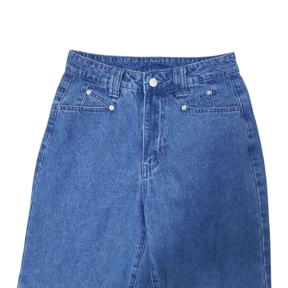 Cider Denim High Waist Wide Leg Jeans Size Small - Picture 4 of 16